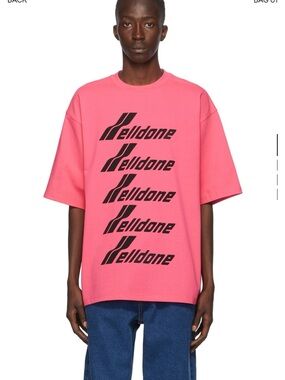 Welldone Pink Logo Short Sleeve Tee